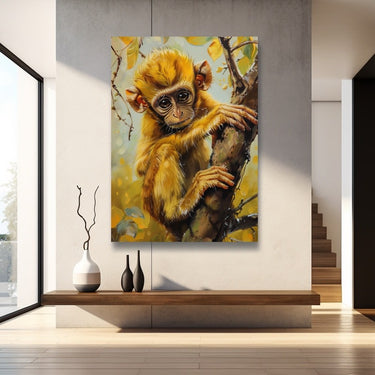 Cute Monkey Painting